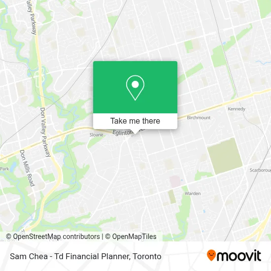 Sam Chea - Td Financial Planner map