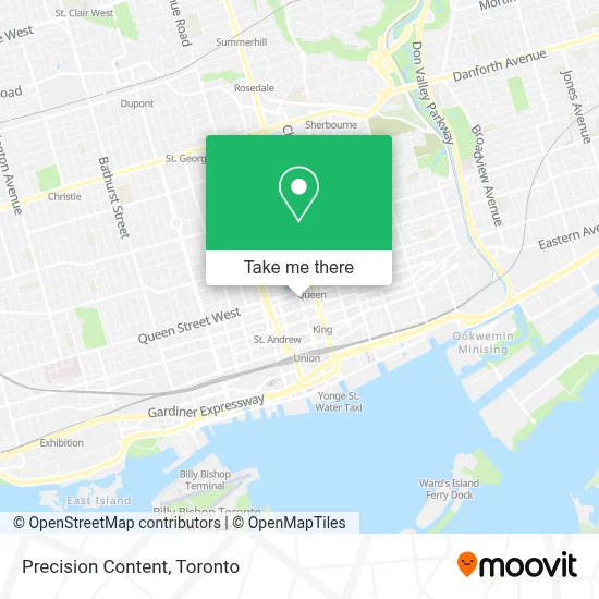 Precision Content map