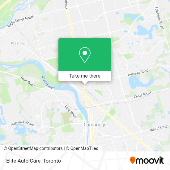 Elite Auto Care map