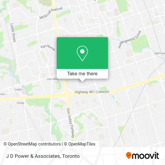 J D Power & Associates map