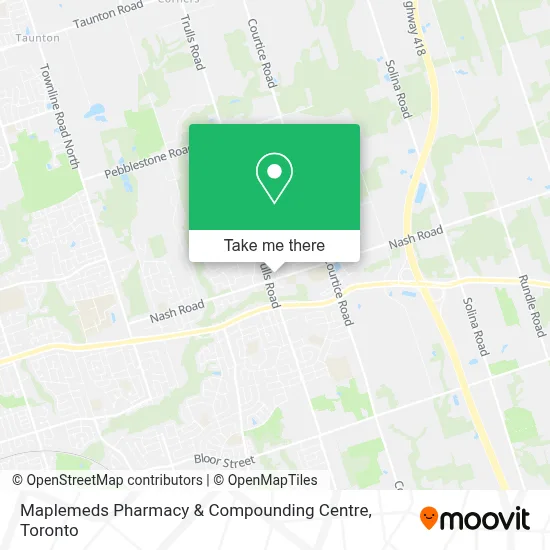 Maplemeds Pharmacy & Compounding Centre map