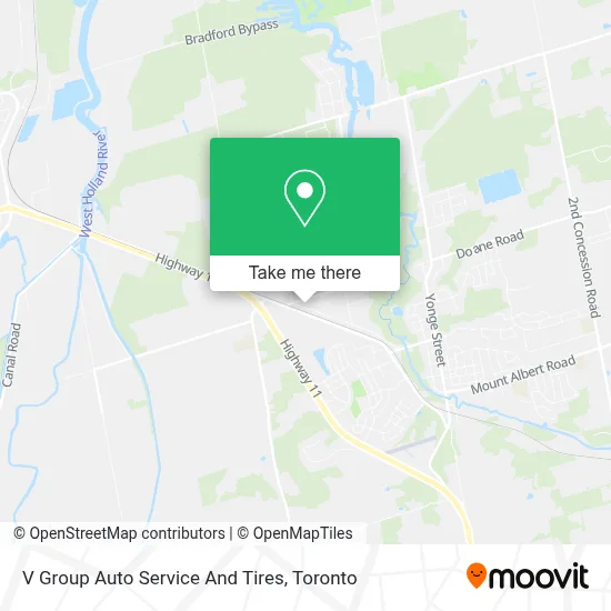 V Group Auto Service And Tires map