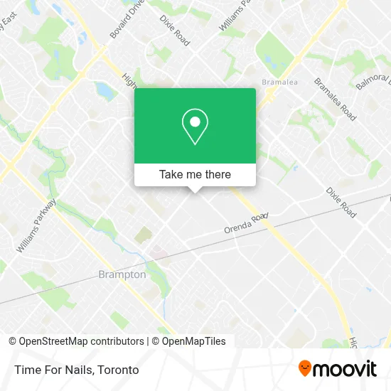 Time For Nails map