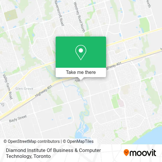 Diamond Institute Of Business & Computer Technology map
