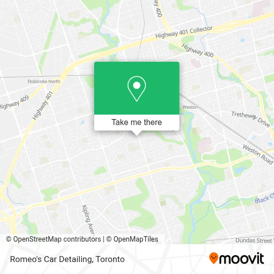 Romeo's Car Detailing map