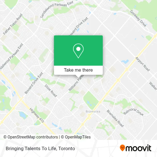 Bringing Talents To Life map