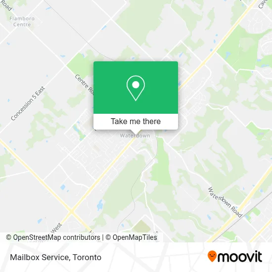Mailbox Service map