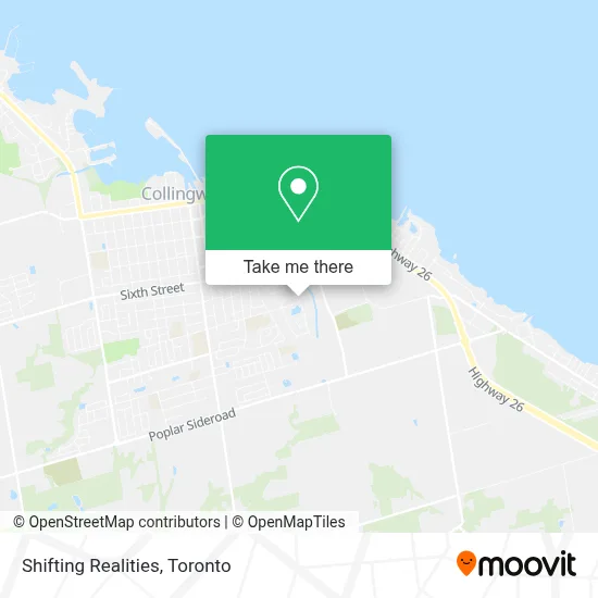 Shifting Realities map