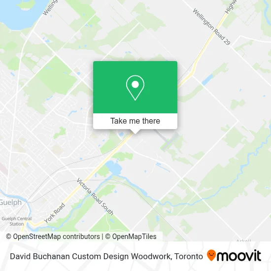 David Buchanan Custom Design Woodwork map