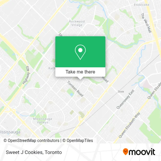 Sweet J Cookies map