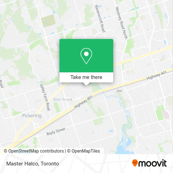 Master Halco map
