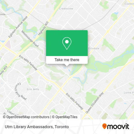 Utm Library Ambassadors map