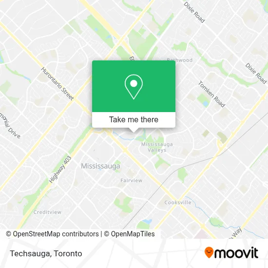 Techsauga map