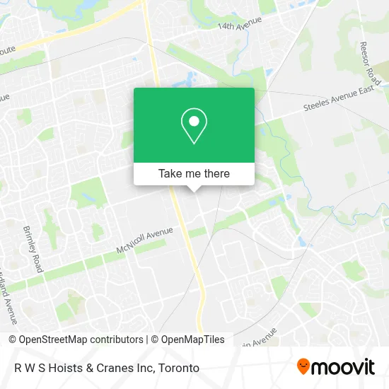 R W S Hoists & Cranes Inc map