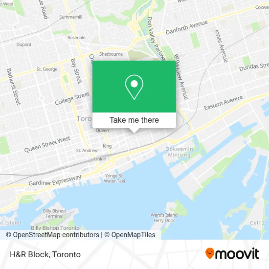 H&R Block map
