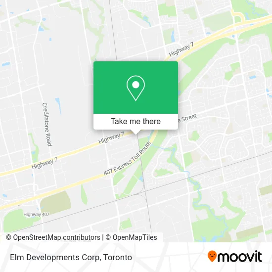Elm Developments Corp map
