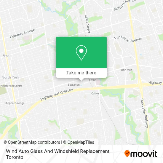 Wind Auto Glass And Windshield Replacement map