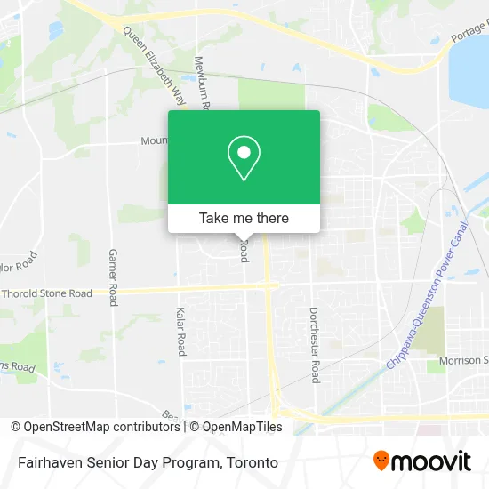 Fairhaven Senior Day Program map