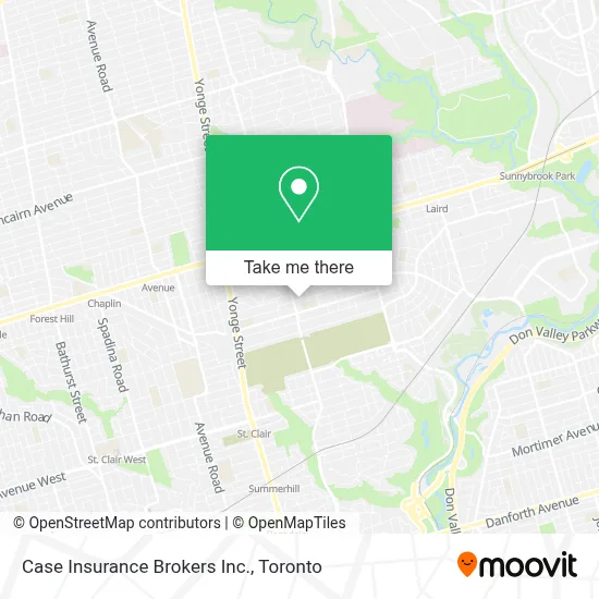 Case Insurance Brokers Inc. map