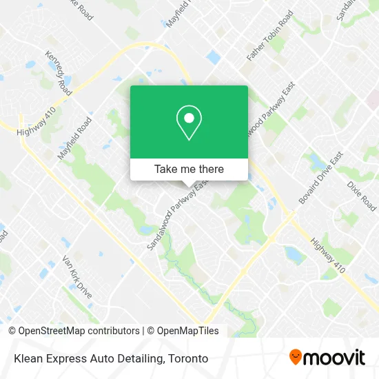 Klean Express Auto Detailing map
