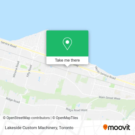 Lakeside Custom Machinery map