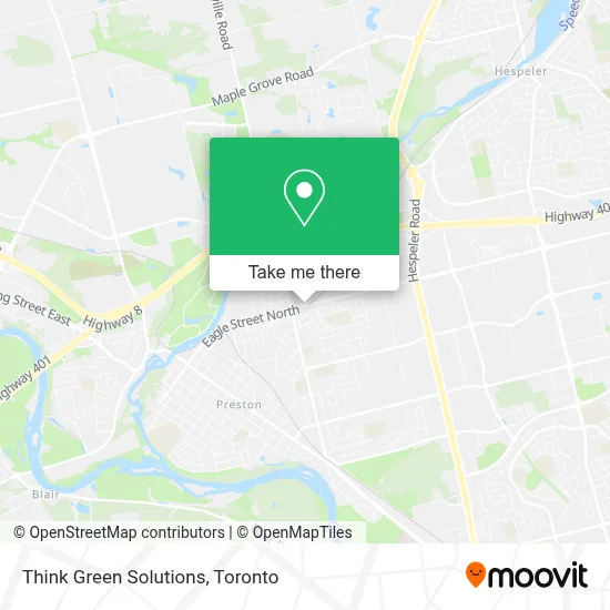 Think Green Solutions map