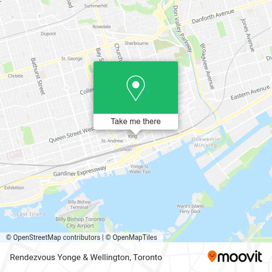 Rendezvous Yonge & Wellington map