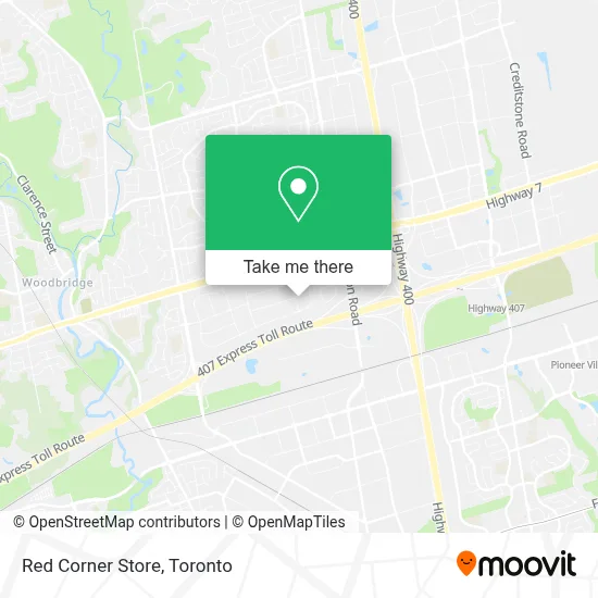 Red Corner Store map