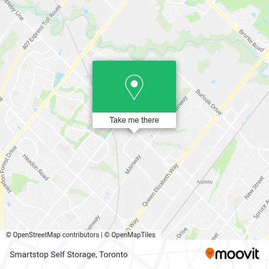 Smartstop Self Storage map