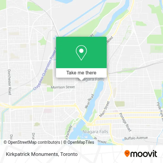 Kirkpatrick Monuments map