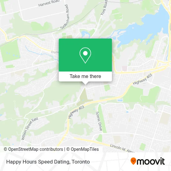 Happy Hours Speed Dating map