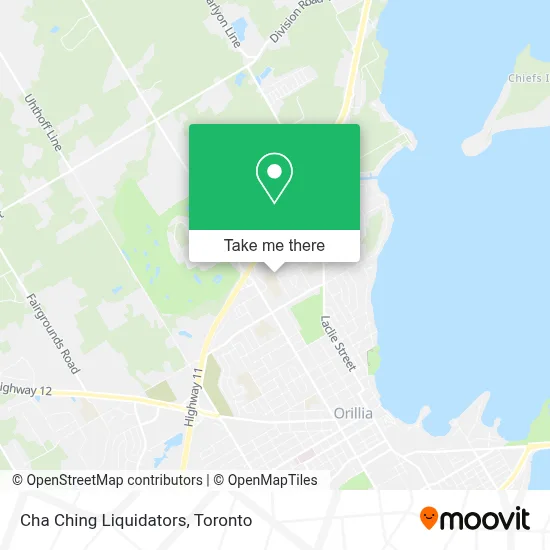 Cha Ching Liquidators map