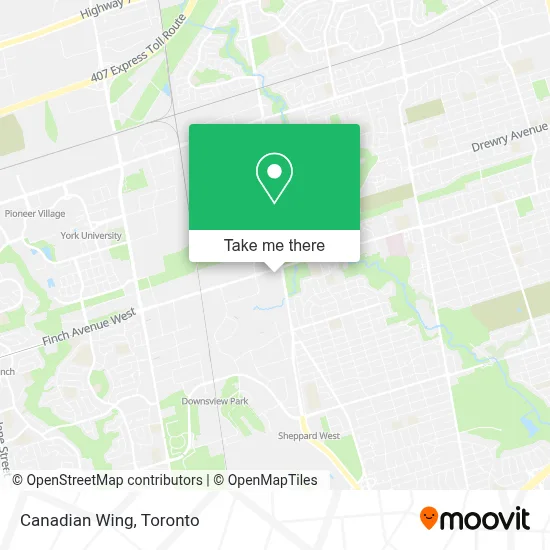 Canadian Wing map