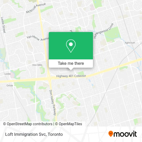 Loft Immigration Svc map