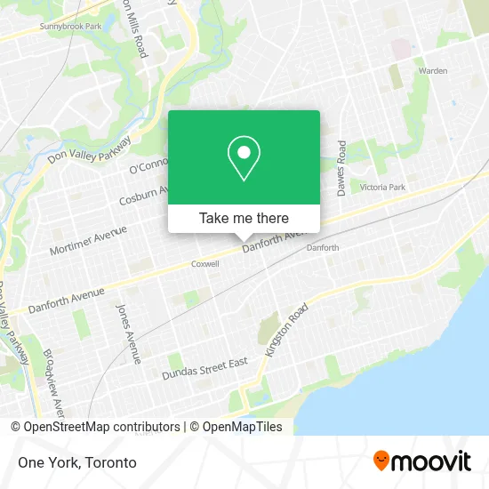 One York map
