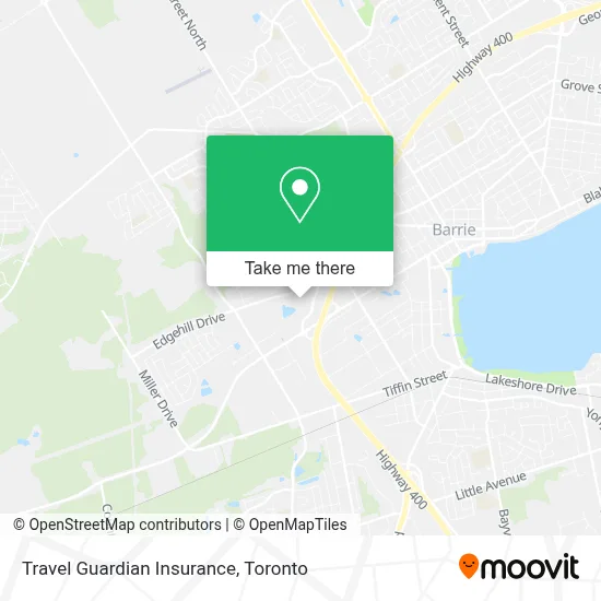Travel Guardian Insurance map