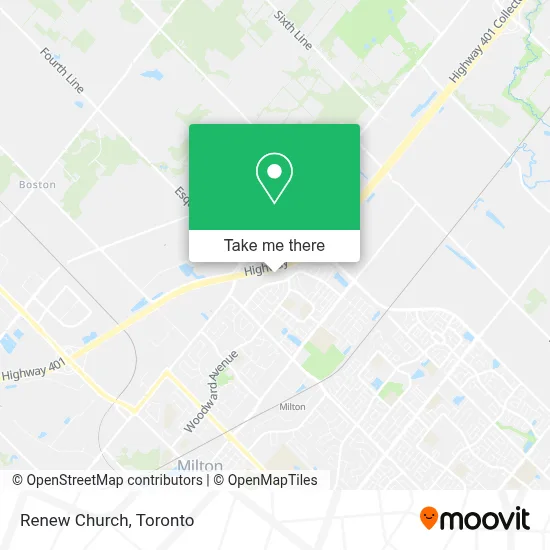 Renew Church map