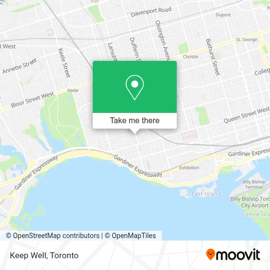 Keep Well map