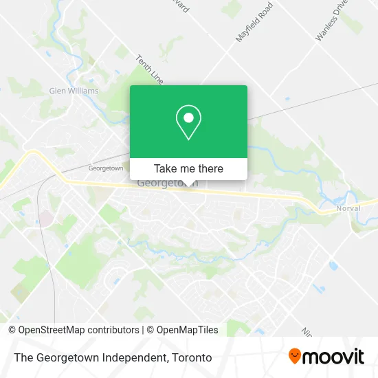 The Georgetown Independent map