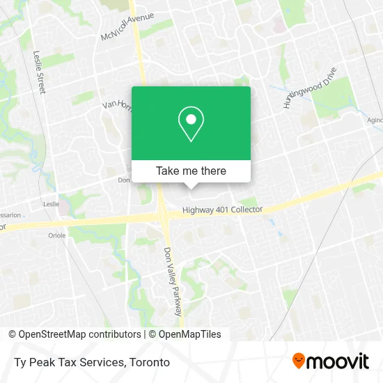 Ty Peak Tax Services map