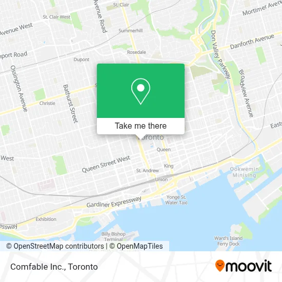 Comfable Inc. map