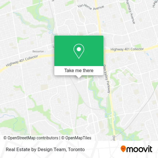 Real Estate by Design Team map