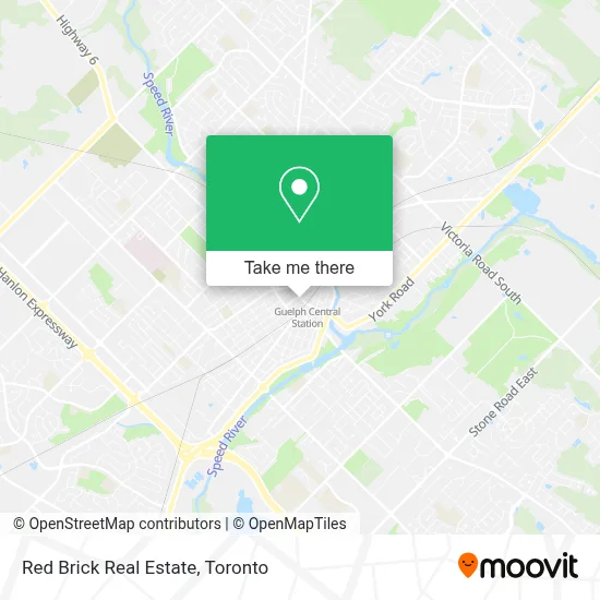 Red Brick Real Estate map