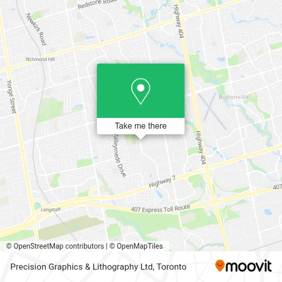 Precision Graphics & Lithography Ltd map
