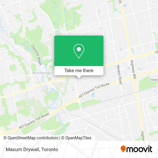Maxum Drywall map
