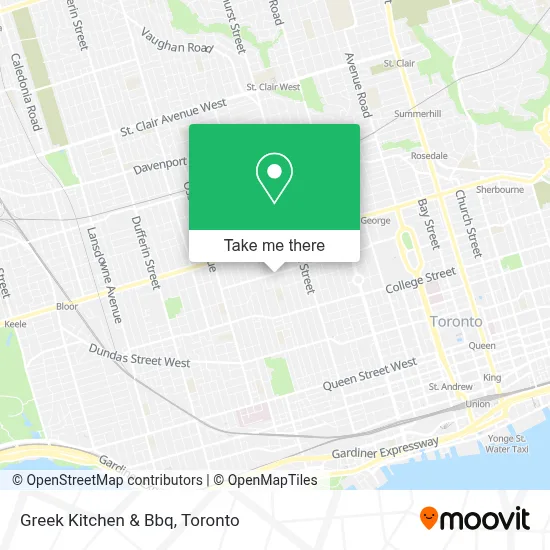 Greek Kitchen & Bbq map