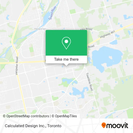 Calculated Design Inc. map