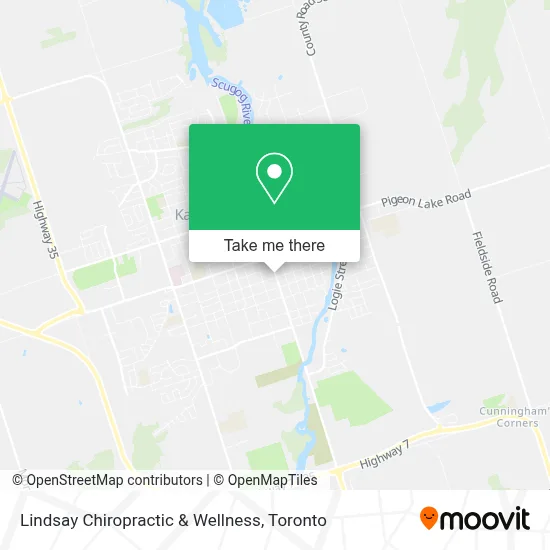Lindsay Chiropractic & Wellness map