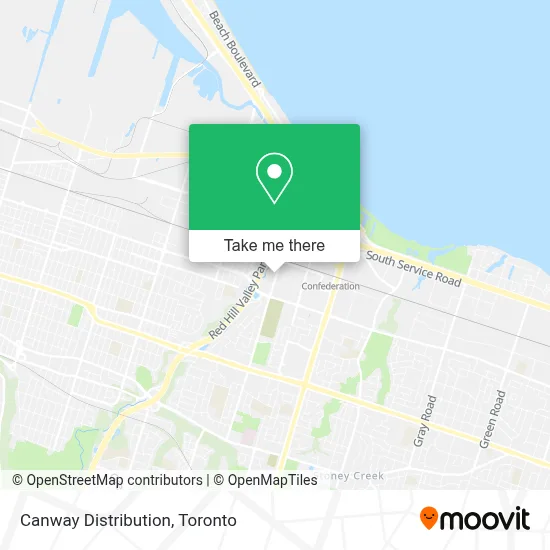 Canway Distribution map