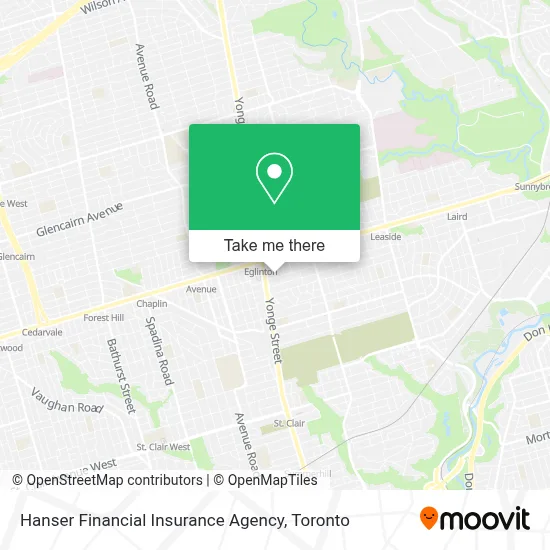 Hanser Financial Insurance Agency map